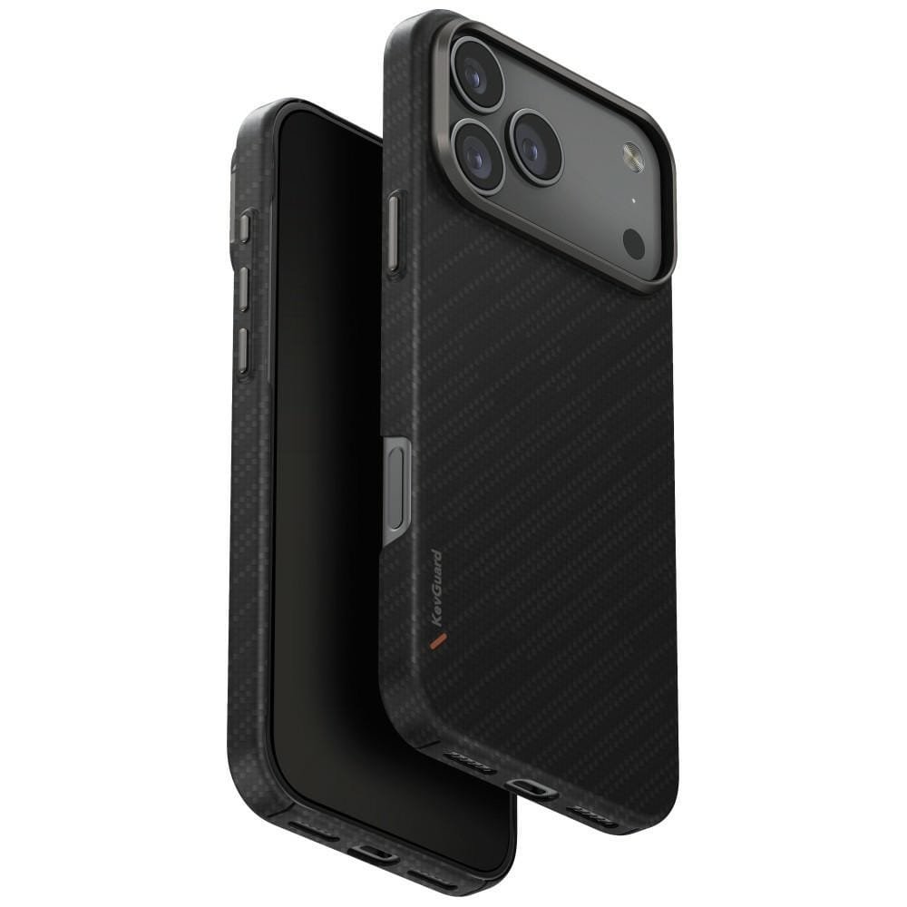 Etui UNIQ Keva EDGE do iPhone 17 Pro Max Magclick Charging czarny
