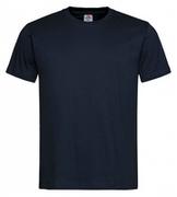 Koszulki męskie - Ciemny Granatowy Bawełniany T-Shirt Męski Bez Nadruku STEDMAN Koszulka, Krótki Rękaw, Basic, U-neck - Stedman - miniaturka - grafika 1