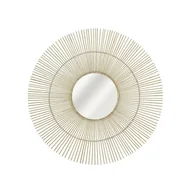 Lustra - Lustro w bambusowej ramie Bamboo okrągłe śr. 90 cm Inspire - miniaturka - grafika 1
