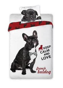 Faro Zieliński Spółka Jawna Mówisz i Masz, Pościel Młodzieżowa, Bawełniana, Dog Keep Calm, 140x200 cm - Pościel dla dzieci - miniaturka - grafika 2