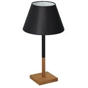 Lampy stojące - Luminex Table lamps 3749 Lampa stołowa lampka 1x60W E27 czarny/naturalny/biały - miniaturka - grafika 1