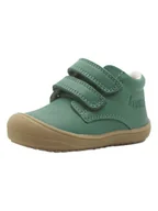Buty dla dziewczynek - lamino Skórzane sneakersy w kolorze zielonym - miniaturka - grafika 1
