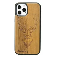 Etui i futerały do telefonów - Bewood Etui do Apple iPhone 12/12 Pro Jeleń Imbuia - miniaturka - grafika 1