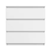 Biurka dla dzieci - Komoda MEBLOMASTER, 69 x 33 x 70 cm, biała - miniaturka - grafika 1