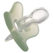 Smoczki uspokajające - Smoczek Uspokajający Silikonowy Symetryczny 6-12M Zielony Canpol - miniaturka - grafika 1