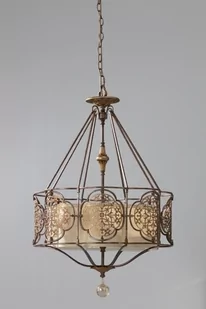 Elstead Lighting Marcella Pendant Light FE/MARCELLA/P Elstead lampa wisząca stylowa abażurowa FE/MARCELLA/P) - Lampy sufitowe - miniaturka - grafika 1