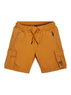 Spodenki damskie - Guess Szorty materiałowe N2RD01 D3XN0 Beżowy Regular Fit - miniaturka - grafika 1