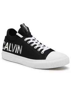 Calvin Klein Jeans Trampki Ivanco B4S0698 Czarny - Trampki męskie - miniaturka - grafika 1