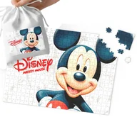 Puzzle - PUZZLE MYSZKA MICKEY MIKI WZORY Z BAJEK PREZENT DLA DZIECI 192el +WORECZEK - miniaturka - grafika 1