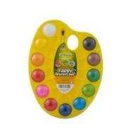 Przybory szkolne - CRICCO Farby akwarelowe 12 kolorów paletka - miniaturka - grafika 1