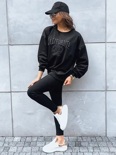 Legginsy damskie CALIFORNIA TEAM czarne Dstreet UY1709-XL - Spodnie damskie - miniaturka - grafika 1