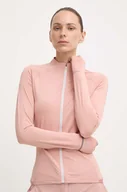 Bluzy damskie - Jack Wolfskin bluza rowerowa Gravex kolor różowy gładka - miniaturka - grafika 1