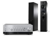 Zestawy stereo - Yamaha R-N800A (srebrny) + Tesi 5 (czarny) - miniaturka - grafika 1