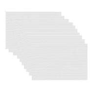 Akcesoria i części AGD - Suszarka do suszarki do żywności, 10 sztuk 29x37cm, arkusze silikonowe, maty do suszenia owoców, silikon de Biały - miniaturka - grafika 1