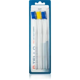 Tello Tello 4920 Soft szczoteczka do zębów 3 sztuki 9092118 - Wybielanie zębów - miniaturka - grafika 1