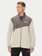 Odzież trekkingowa męska - adidas Polar Terrex Multi IZ3296 Beżowy Regular Fit - miniaturka - grafika 1