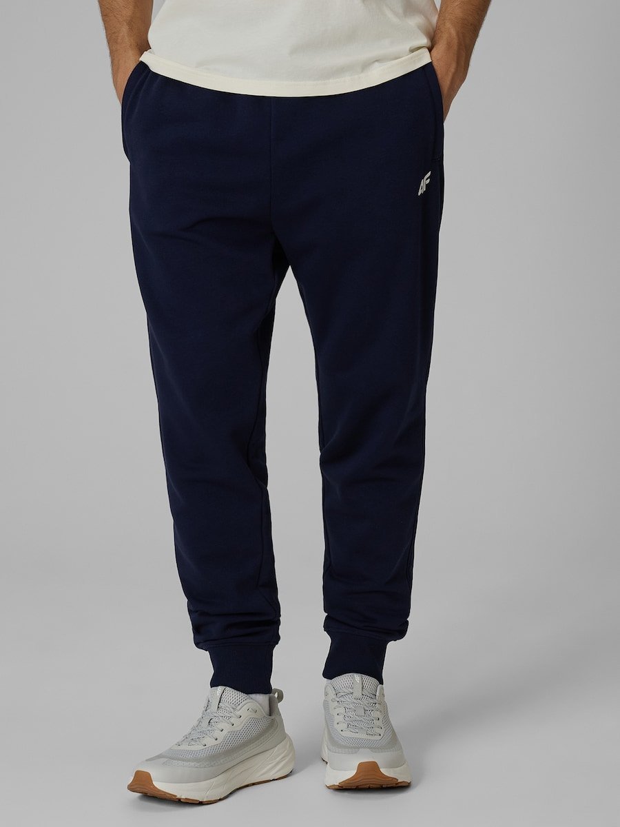 Męskie spodnie dresowe 4F 4FRMM00TTROM1624-31S Niebieski 2XL