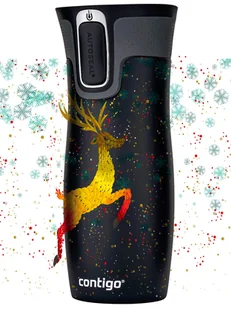 Contigo Kubek termiczny West Loop 2.0 470ml- limitowana edycja "Reindeer 2095800-REINDEER - Kubki termiczne Contigo Kubek termiczny West Loop 2.0 470ml- limitowana edycja "Reindeer 2095800-REINDEER - Kubki termiczne - miniaturka - grafika 1