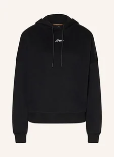 Boss Bluza Z Kapturem Ehoody schwarz - BOSS - Bluzy damskie - miniaturka - grafika 1