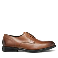 Półbuty męskie - Półbuty Geox U Barberigo U56MBC 00043 C6610 Brązowy - miniaturka - grafika 1