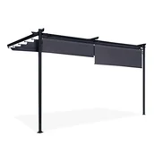 Kratki i pergole - Pergola tarasowa przyścienna SPRINT WALL PLUS 4x2,7m Anthracite/Grey - HARDMAISTER - miniaturka - grafika 1