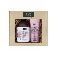 Zestawy kosmetyków damskich - LAQ Zestaw Piwonia żel 500 ml balsam w tubie - miniaturka - grafika 1