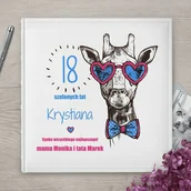 Albumy fotograficzne - Duży album na zdjęcia z nadrukiem dla niego na osiemnastkę - miniaturka - grafika 1