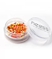Lakiery do paznokci - Neess Blink Jet, ozdoba na paznokcie trójkąty Złote, 1 g - miniaturka - grafika 1