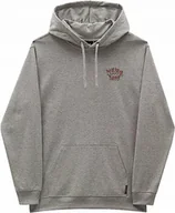 Bluzy męskie - BLUZA MĘSKA VANS SZARA BAWEŁNA Z KAPTUREM ROZM. L - miniaturka - grafika 1