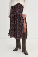 Spódnice - Pepe Jeans spódnica ODELIA kolor czerwony midi rozkloszowana PL901157 - miniaturka - grafika 1