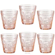 Szklanki - Komplet szklanek różowych 250 ml FREEZE 6 sztuk - miniaturka - grafika 1