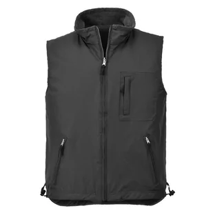 Portwest portwest s418 Reversible Bodywarmer RS, czarny S418BKRXXL - Kamizelki męskie - miniaturka - grafika 1