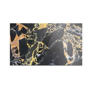 Szklana deska do krojenia HOMEPRINT Czarno-żółty marmur 60x52 cm - Deski do krojenia Szklana deska do krojenia HOMEPRINT Czarno-żółty marmur 60x52 cm - Deski do krojenia - miniaturka - grafika 1