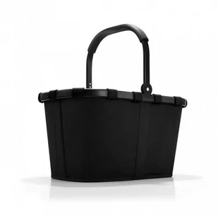 Reisenthel Koszyk Carrybag czarny z czarną ramą BK7040 - Torby i wózki na zakupy - miniaturka - grafika 1