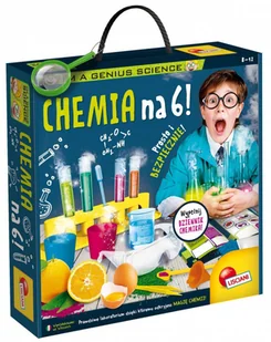 Lisciani, Im a Genius, zestaw naukowy, chemia na 6! - Mały naukowiec - miniaturka - grafika 1