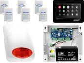 Alarmy - Zestaw alarmowy Ropam NeoGSM-IP 6 x Czujka Bosch Manipulator dotykowy TPR-4BS Wifi GSM - miniaturka - grafika 1