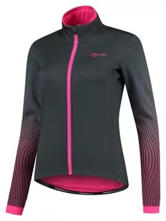 Kurtki damskie - Damska Kurtka Rowerowa  Rogelli Winterjacket Vivid | Grey/Pink - Rozmiar M - grafika 1