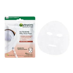 Garnier SkinActive Nutri Bomb Milky Tissue Mask 30 g - Maseczki do twarzy - miniaturka - grafika 4