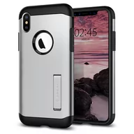 Etui i futerały do telefonów - Spigen Slim Armor do iPhone XS Max Satin Silver (065CS25159 / 8809613766530) - miniaturka - grafika 1