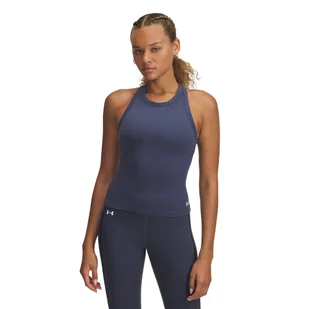 Top treningowy damski Under Armour Motion High Neck Tank - Koszulki sportowe damskie - miniaturka - grafika 1