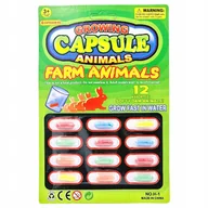 Zabawki do kąpieli - MAGICZNE KAPSUŁKI ROSNĄCE WODZIE ZWIERZĘTA 24 SZTUKI DO KĄPIELI W WANNIE - miniaturka - grafika 1