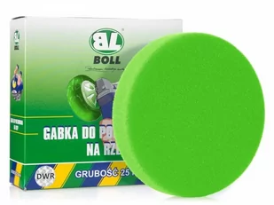 BOLL Gąbka do polerowania na rzep 2,5cm twarda zielona) 150mm WB13-8807 - Akcesoria do mycia samochodu - miniaturka - grafika 1