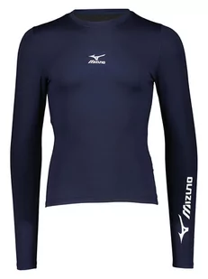 Mizuno Koszulka funkcyjna "Baselayer" w kolorze granatowym - Koszulki sportowe męskie - miniaturka - grafika 1