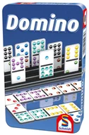 Gry planszowe - Domino (w metalowej puszce) Schmidt Spiele-Gry - gra - miniaturka - grafika 1