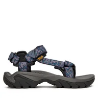 Sandały damskie - Sandały Teva TERRA FI 5 UNIVERSAL 1099443 Szary - miniaturka - grafika 1