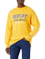 Bluzy męskie - Replay Bluza męska M6314, 741 Corn Yellow, M - miniaturka - grafika 1