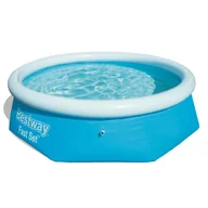Baseny ogrodowe - Bestway Nadmuchiwany okrągły basen Fast Set 244x66 cm 57265 - miniaturka - grafika 1