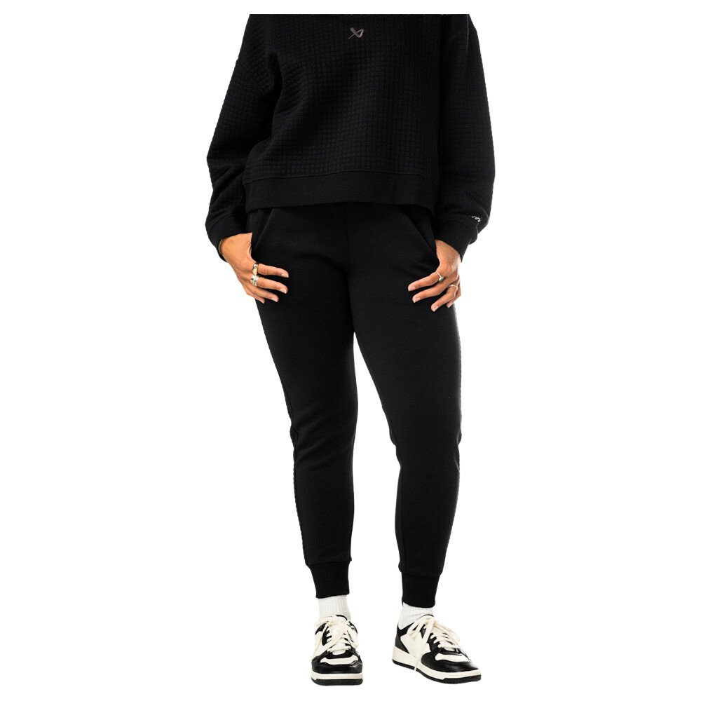 Spodnie męskie Bauer Quilted Fleece Jogger Women Black L