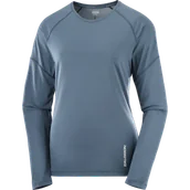 Koszulki sportowe damskie - KOSZULA DAMSKA SALOMON CROSS RUN LS W C22705 - miniaturka - grafika 1