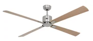 Wentylatory sufitowe - Energooszczędny wentylator sufitowy z pilotem Eco Neo III 152 cm chrom szczotkowany Łopatki klon / buk - miniaturka - grafika 1